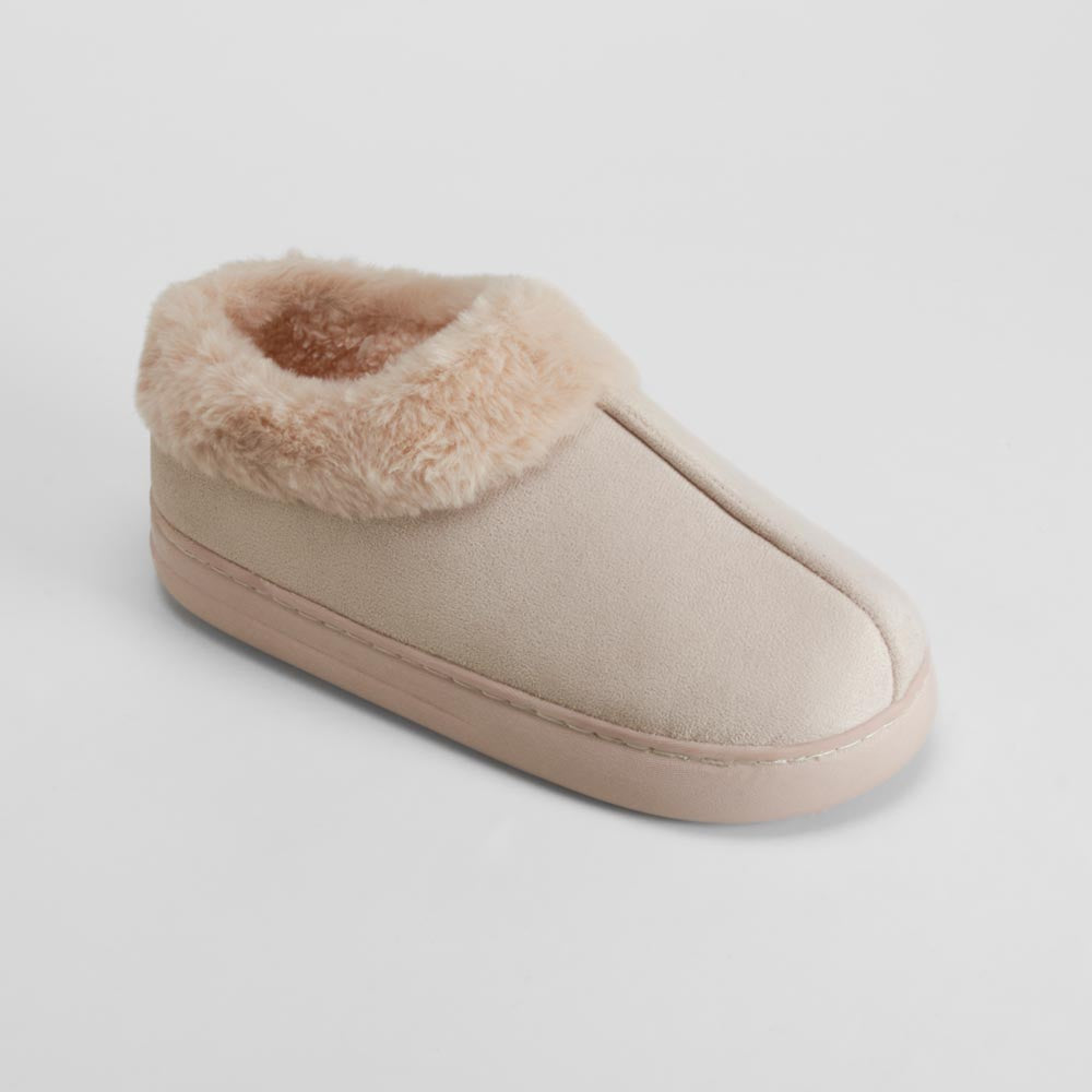 Zapatilla de Casa Beige Cómoda Olyne de mujer - foto 3