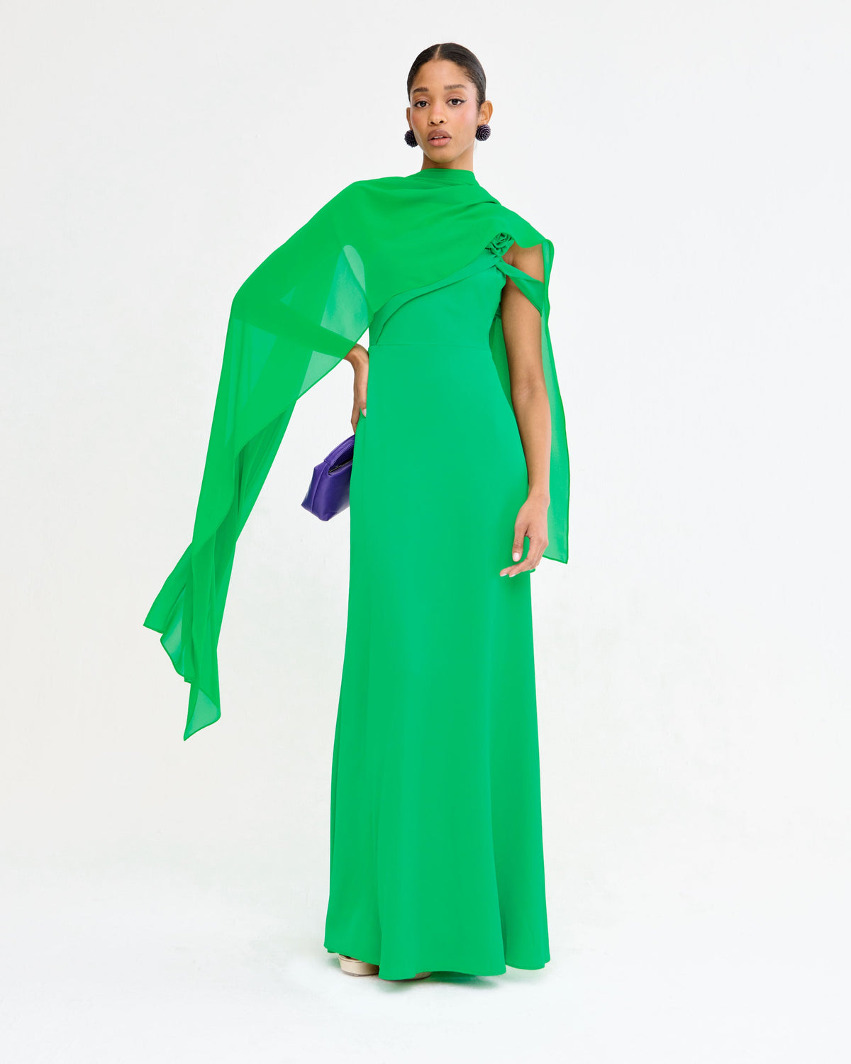 Vestido Rosae Verde de mujer - foto 10