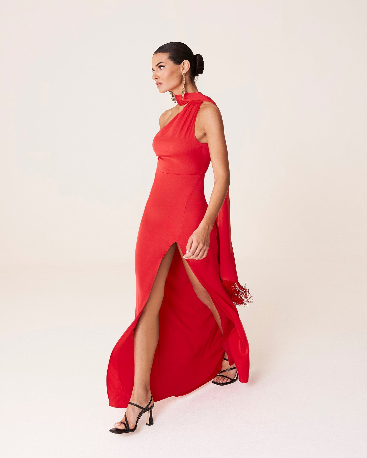 Vestido Luna Rojo de mujer - foto 8