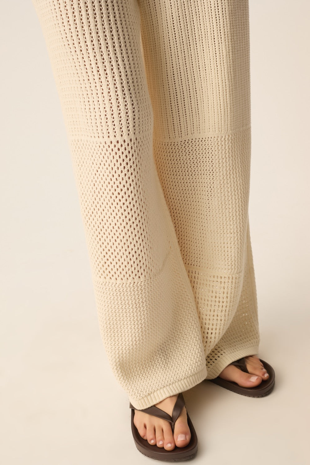 Pantalón Dello Crema de mujer - foto 6