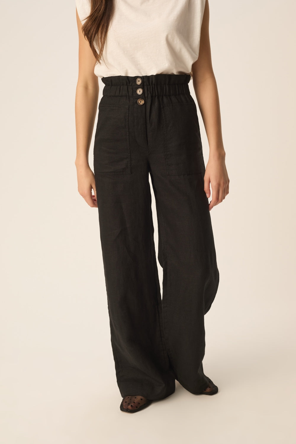 Pantalón Estelle Negro de mujer - foto 2