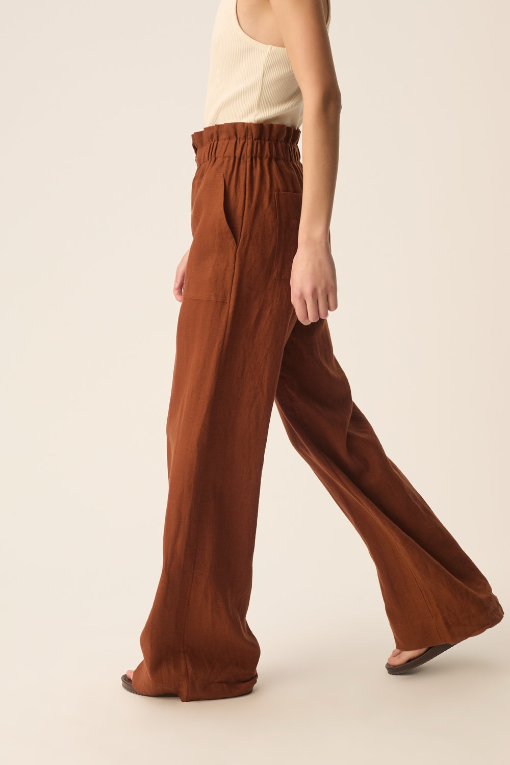 Pantalón Estelle Choco de mujer - foto 4