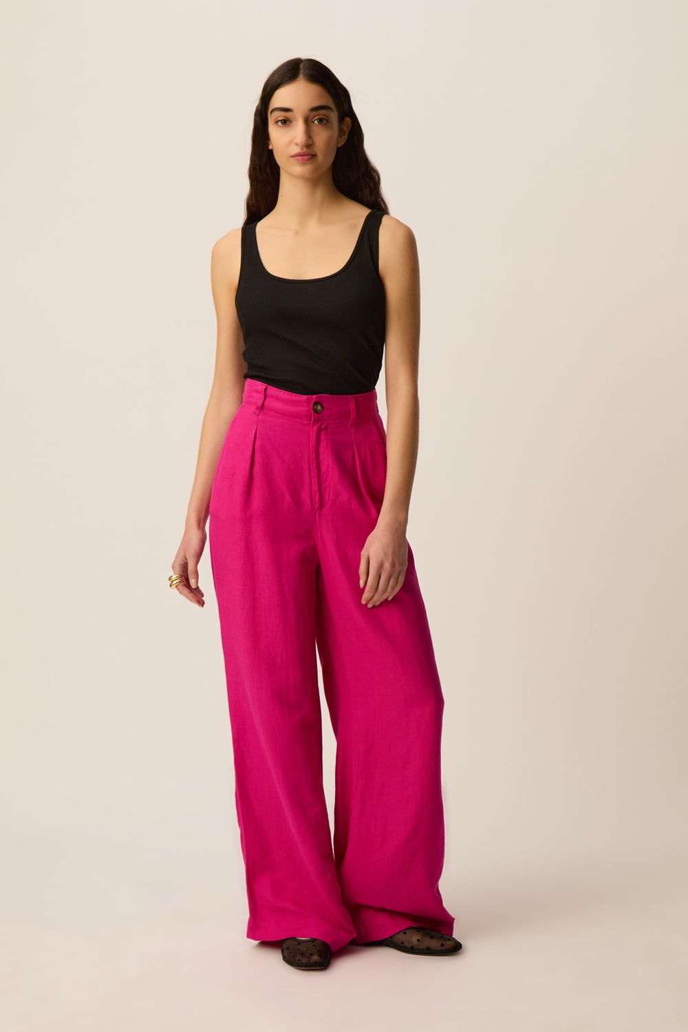 Pantalón Espiza Fucsia de mujer - foto 2