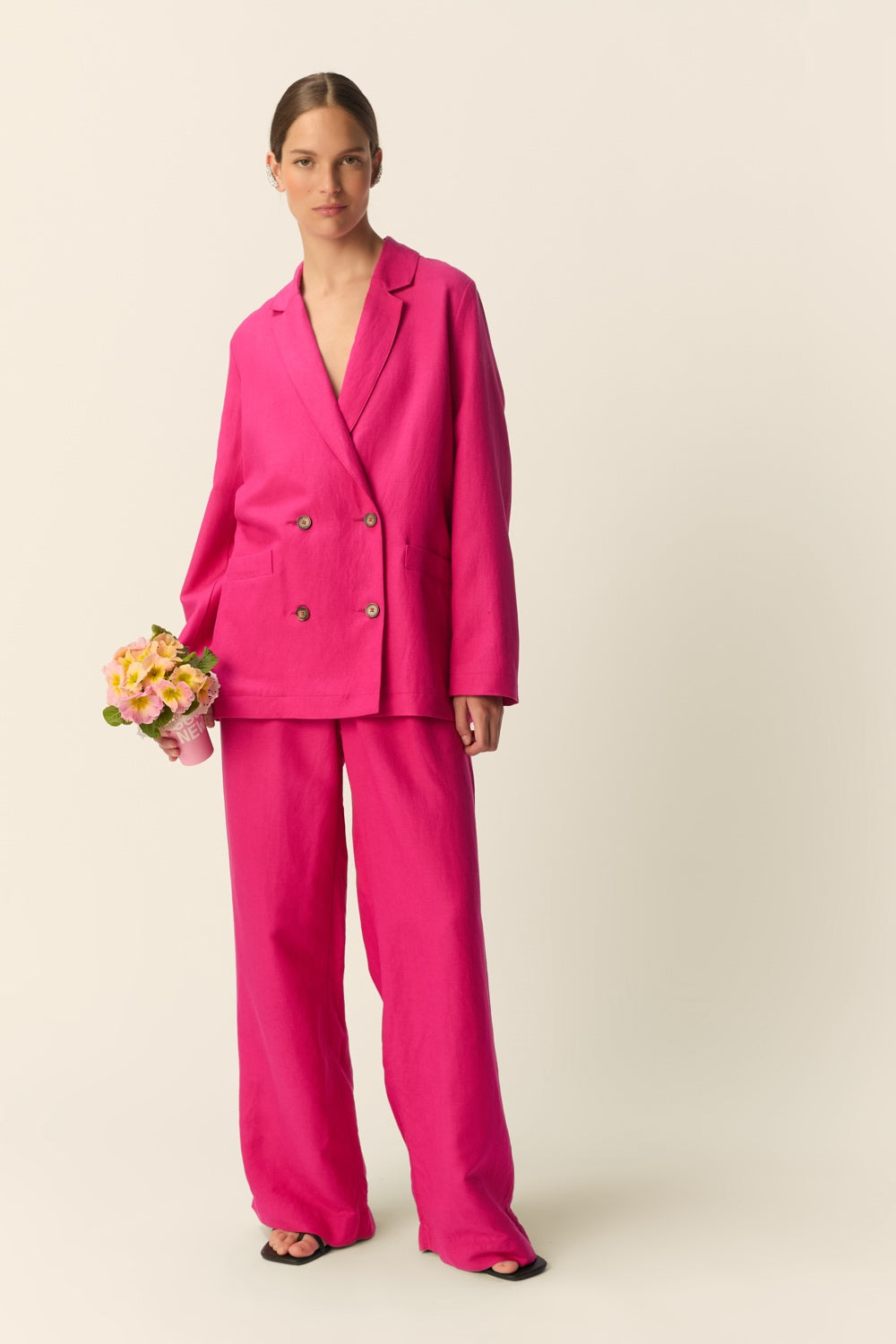 Pantalón Espiza Fucsia de mujer - foto 3