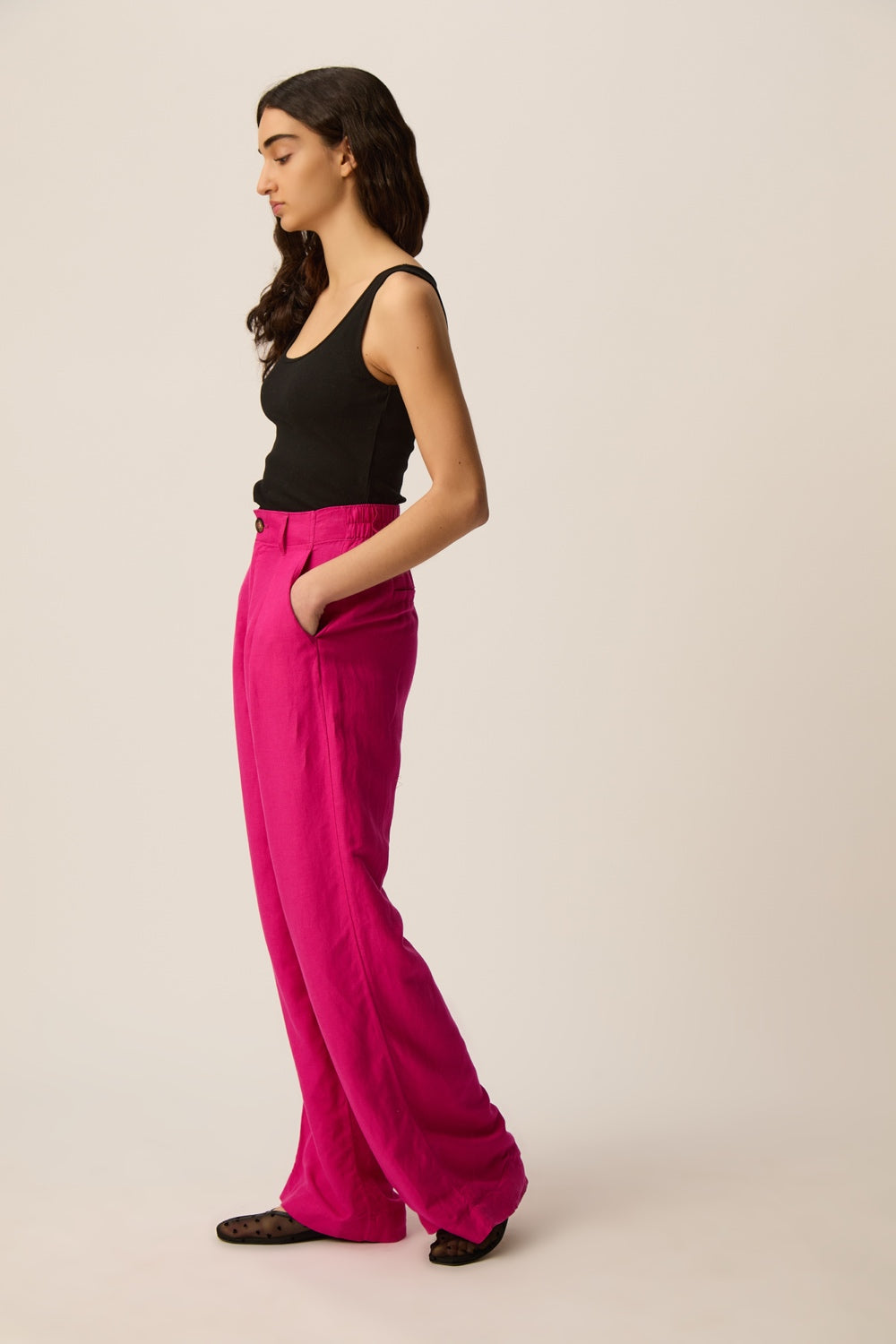Pantalón Espiza Fucsia de mujer - foto 6