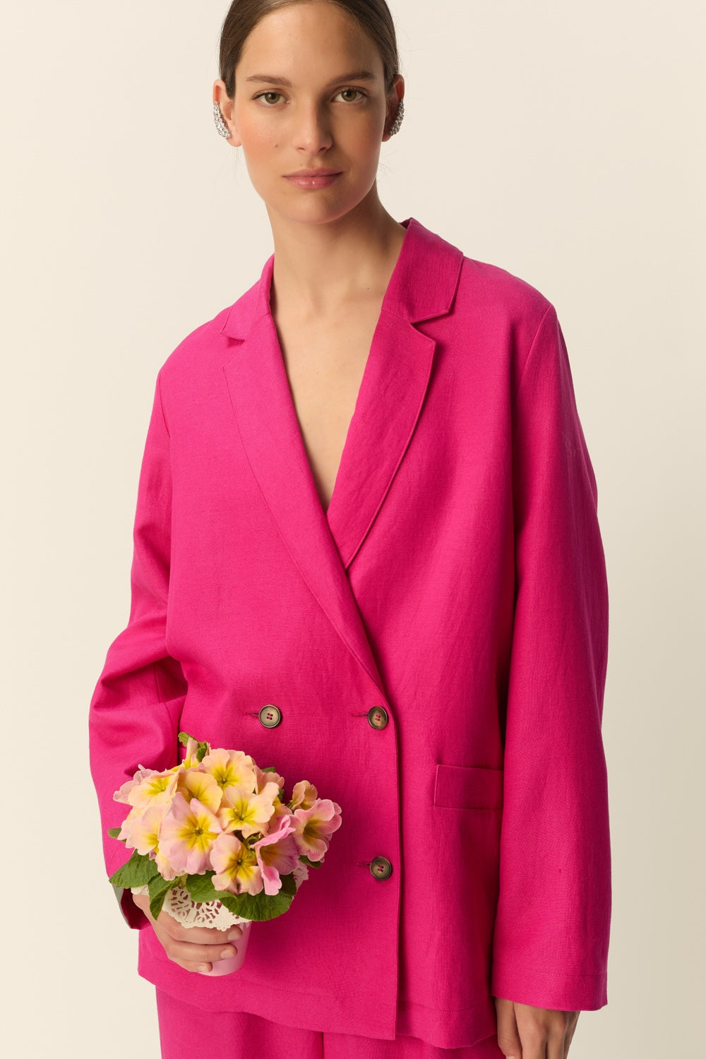 Chaqueta Simon Fucsia de mujer - foto 1