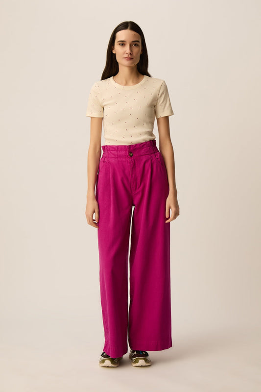 Pantalón Loulou Pivoine de mujer - foto 1