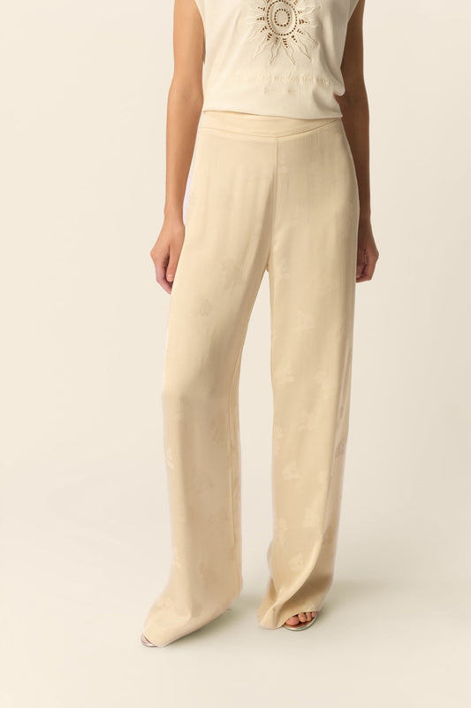 Pantalón Suzette Crema de mujer - foto 1