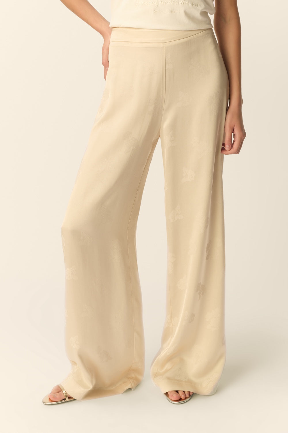 Pantalón Suzette Crema de mujer - foto 2