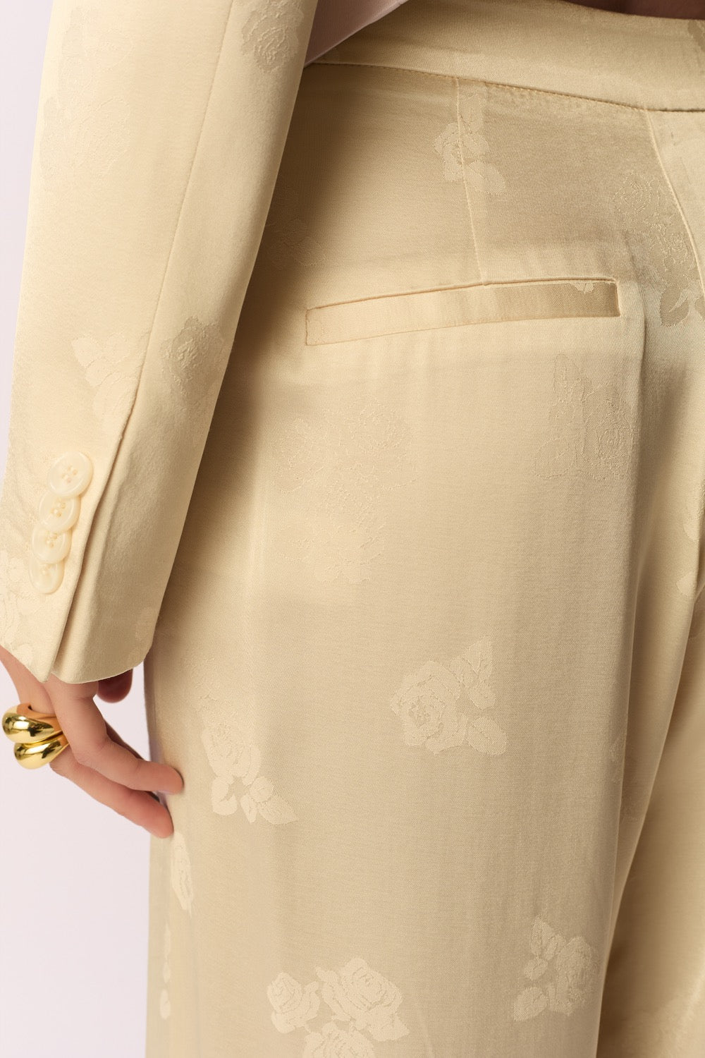 Pantalón Suzette Crema de mujer - foto 4