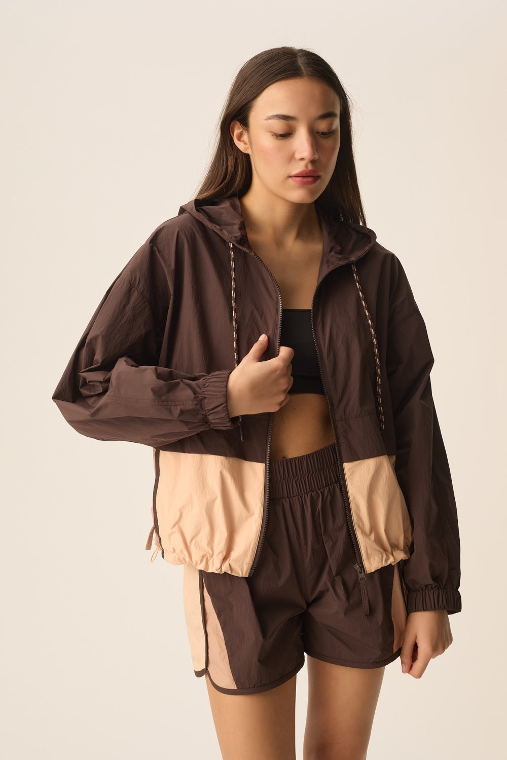 Chaqueta Vindi Terre/Peach/Moka de mujer - foto 1