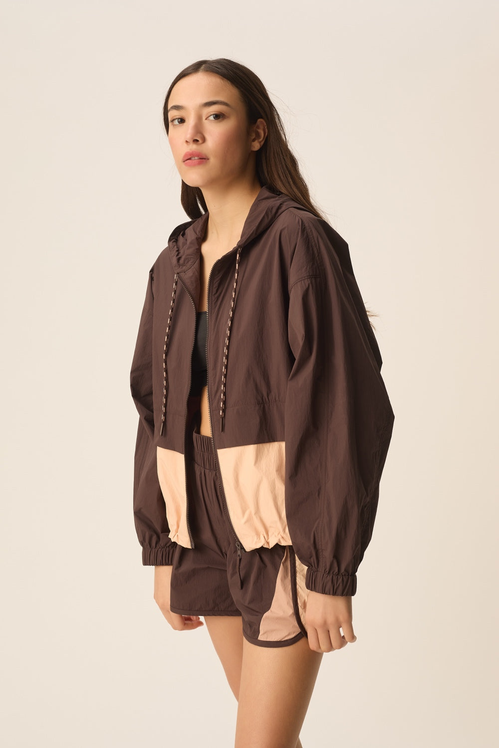 Chaqueta Vindi Terre/Peach/Moka de mujer - foto 4