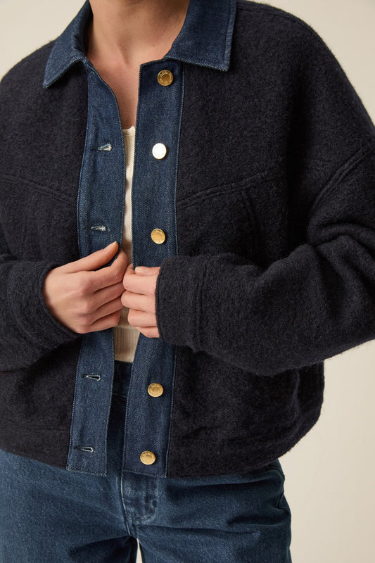 Chaqueta Lova Laine Marine de mujer - foto 2