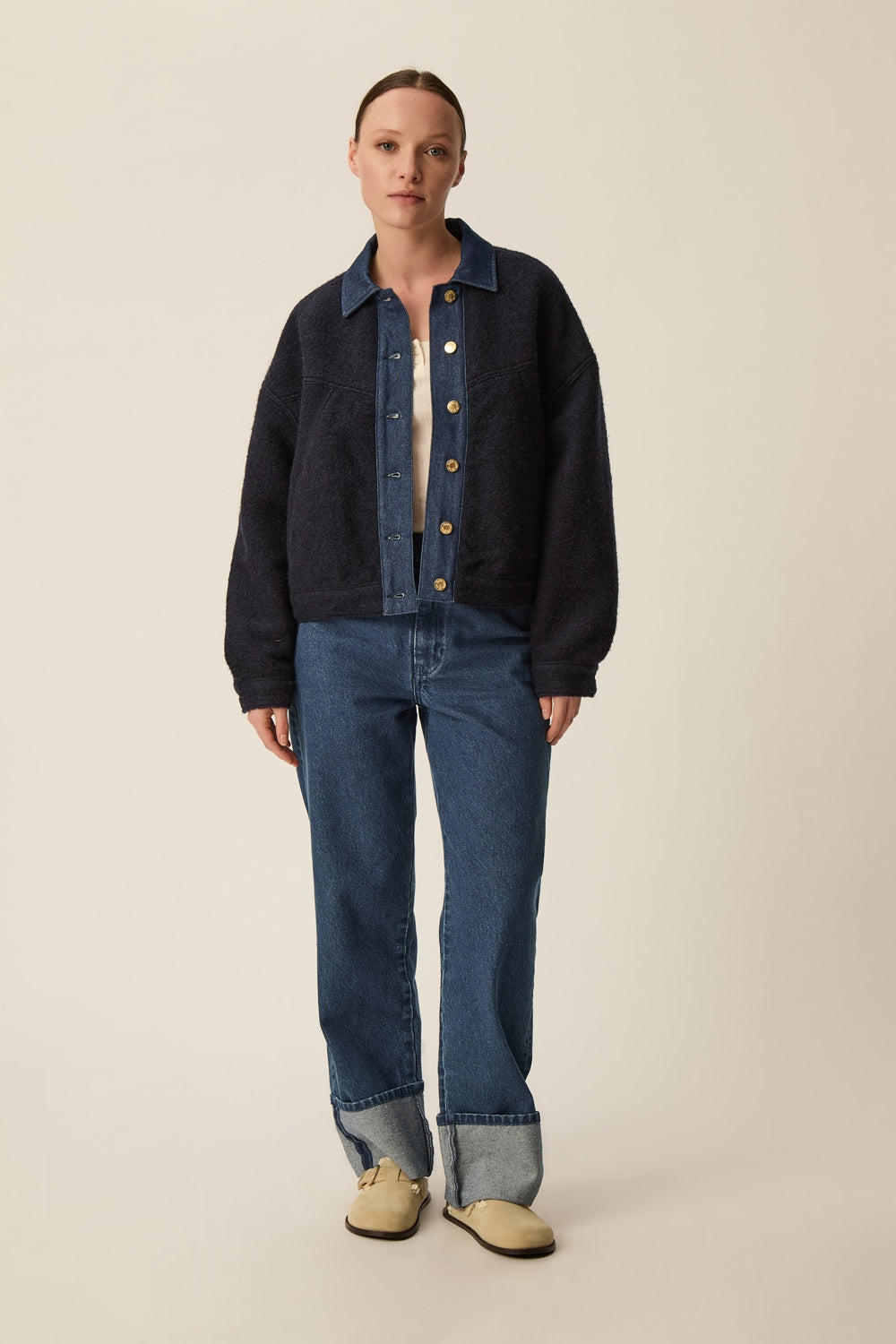 Chaqueta Lova Laine Marine de mujer - foto 3