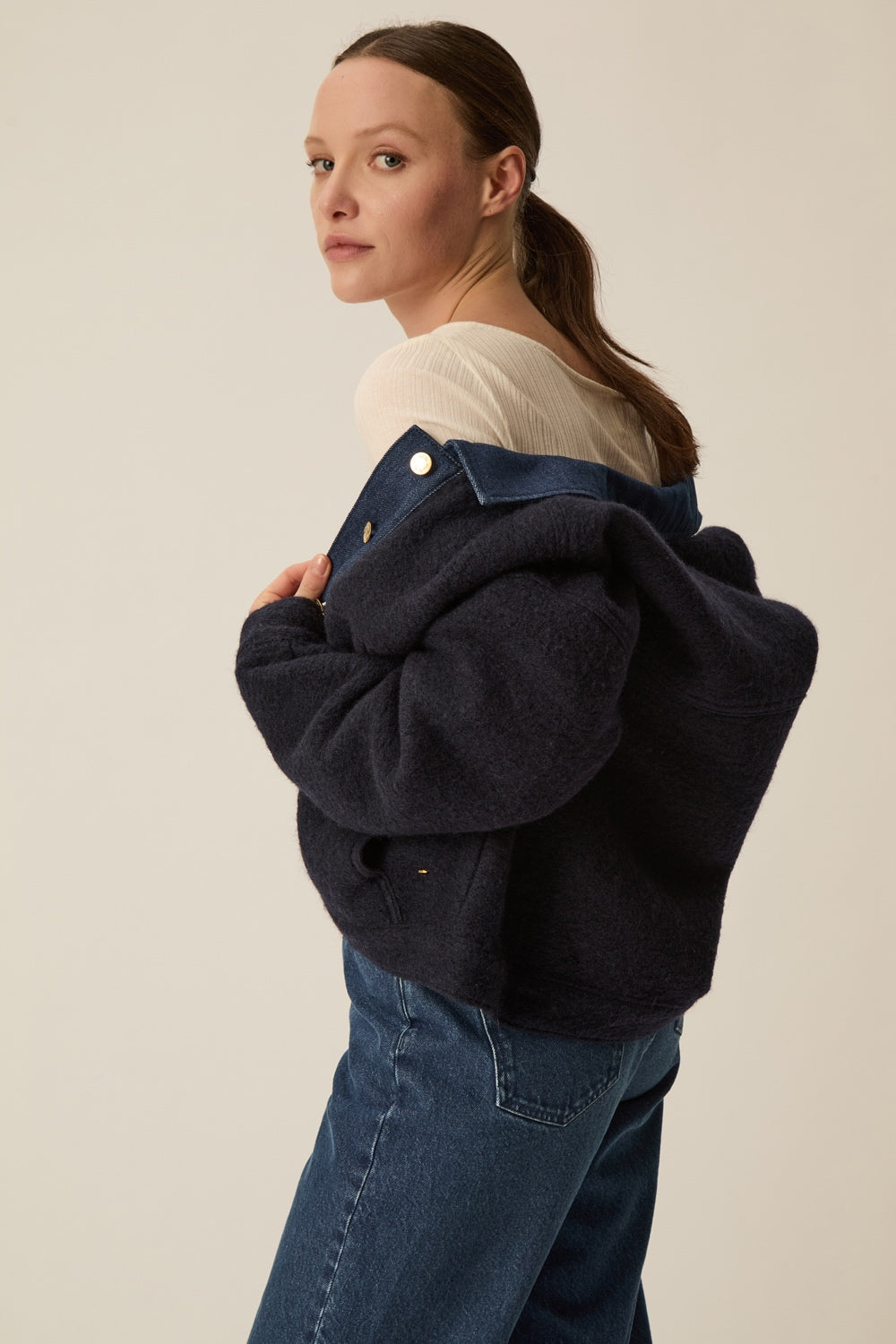 Chaqueta Lova Laine Marine de mujer - foto 6
