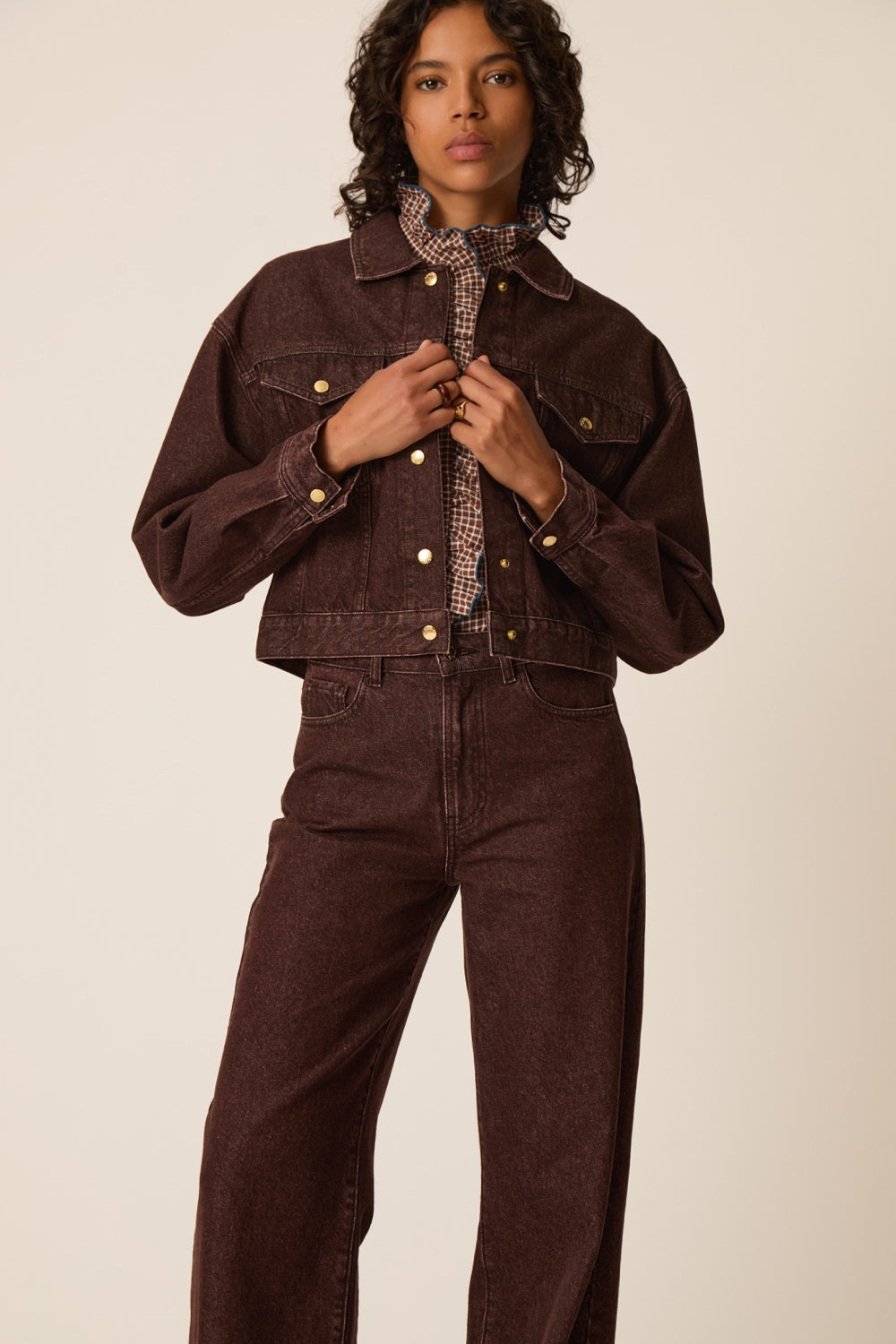 Chaqueta Loalie Choco de mujer - foto 1