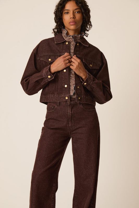 Chaqueta Loalie Choco de mujer - foto 1