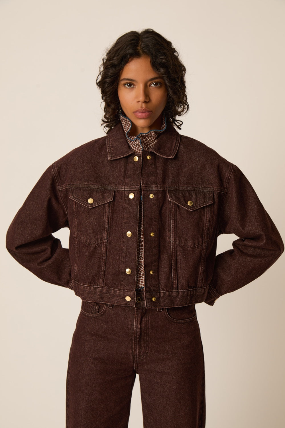 Chaqueta Loalie Choco de mujer - foto 2
