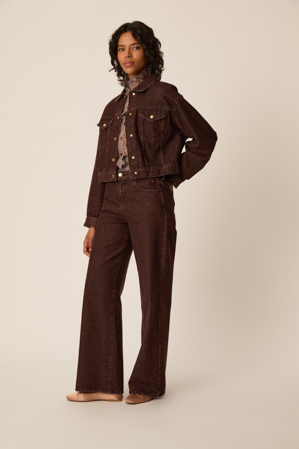 Chaqueta Loalie Choco de mujer - foto 3