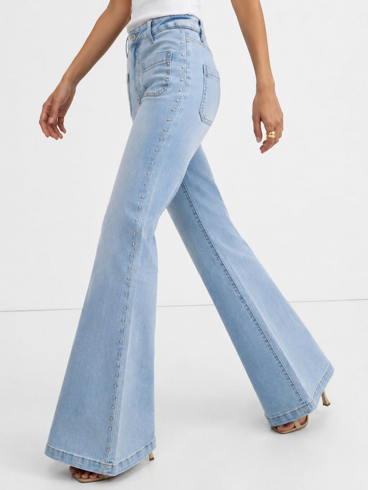 Jeans Zayelia Teen Tachuelas de mujer - foto 10