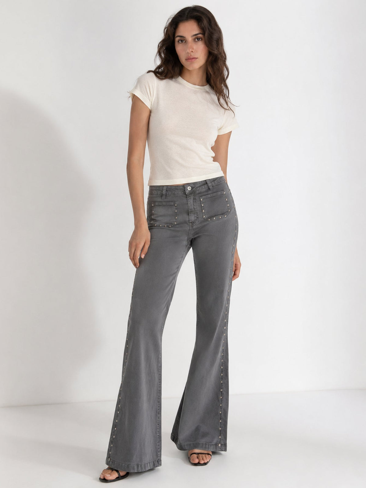 Jeans Zayelia Teen Tachuelas de mujer - foto 16