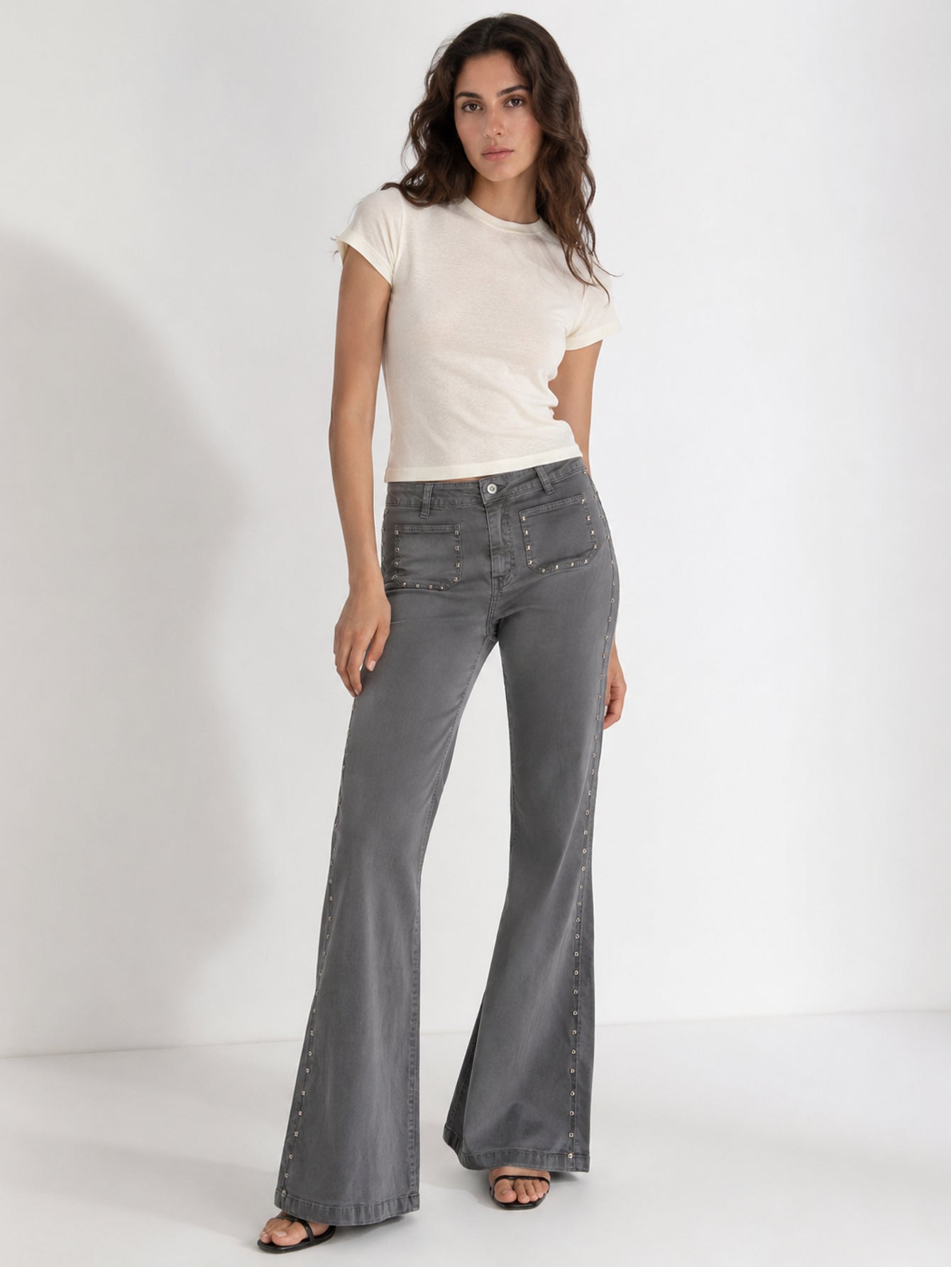 Jeans Zayelia Teen Tachuelas de mujer - foto 16