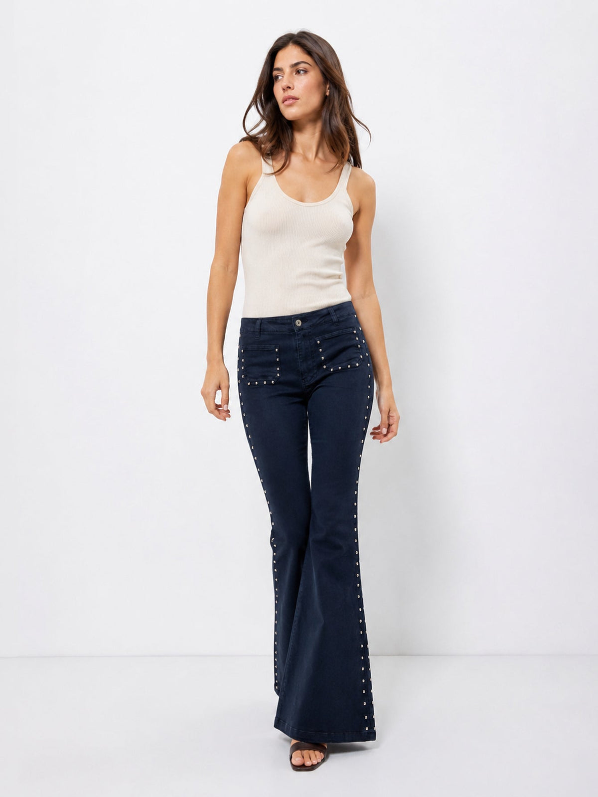 JEANS ZAYELIA TEEN TACHUELAS