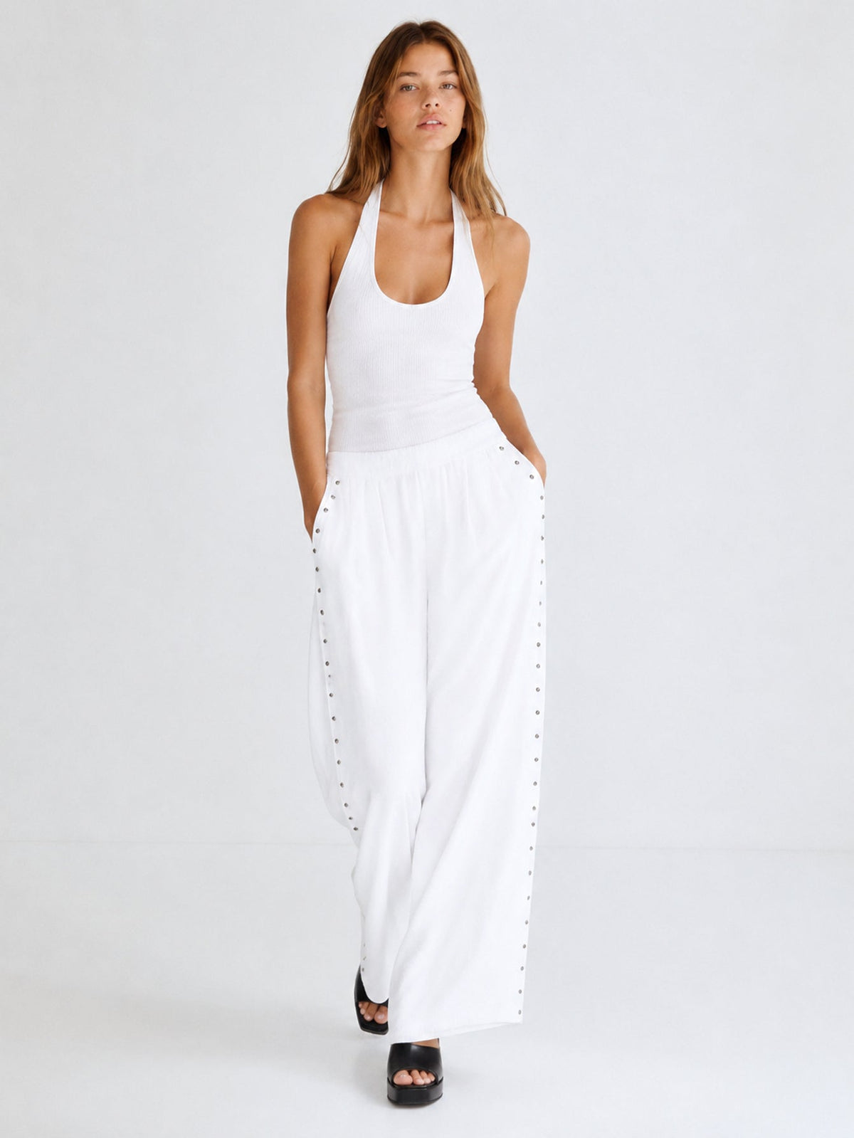 Pantalón Zayelia Teen Tachuelas Ii de mujer - foto 3