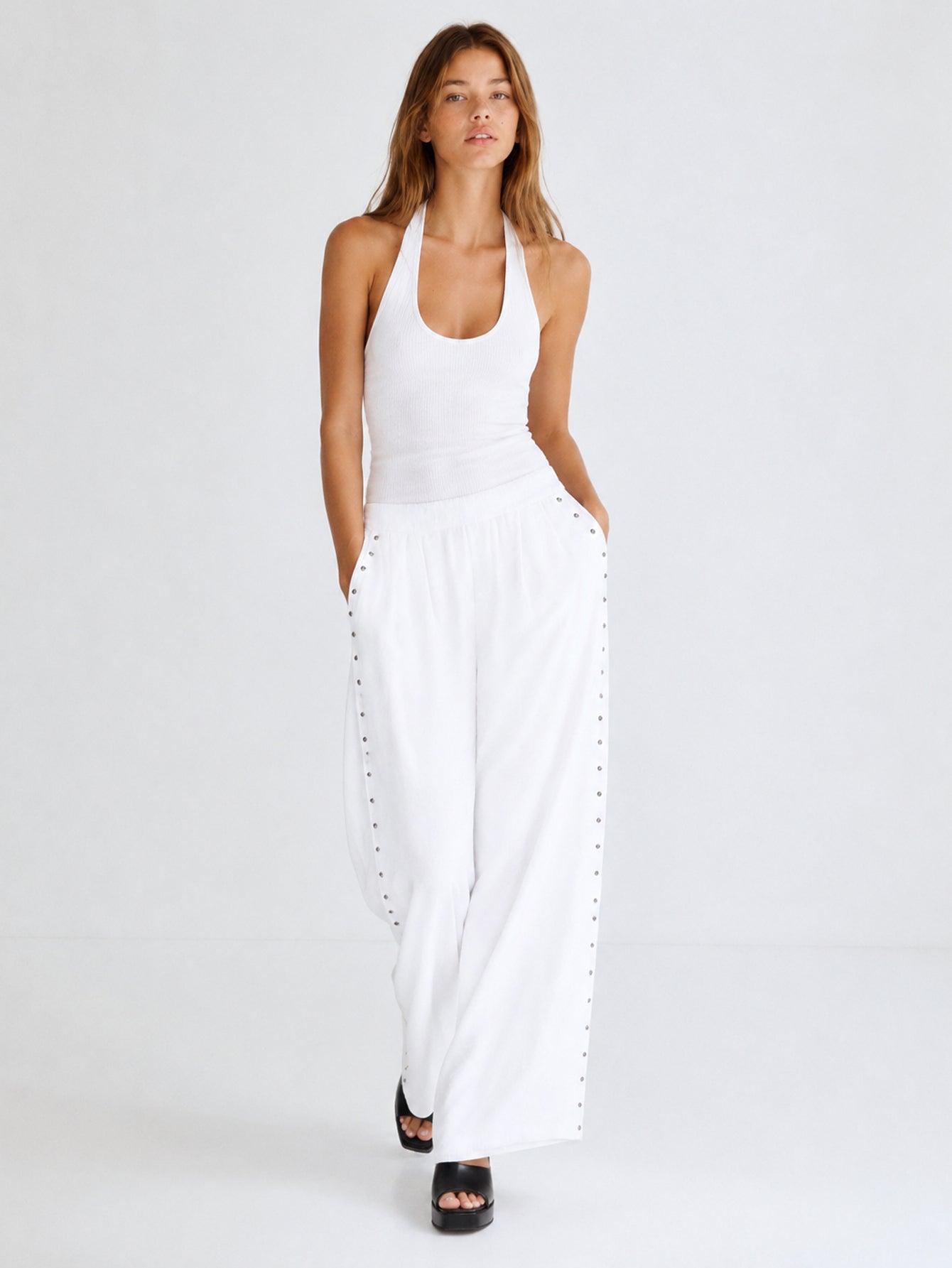 Pantalón Zayelia Teen Tachuelas Ii de mujer - foto 3