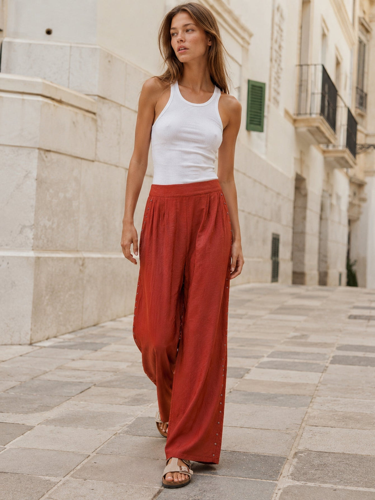 Pantalón Zayelia Teen Tachuelas Ii de mujer - foto 9