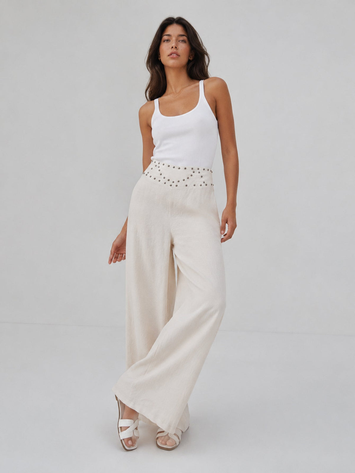Pantalón Zayelia Teen Tachuelas de mujer - foto 4