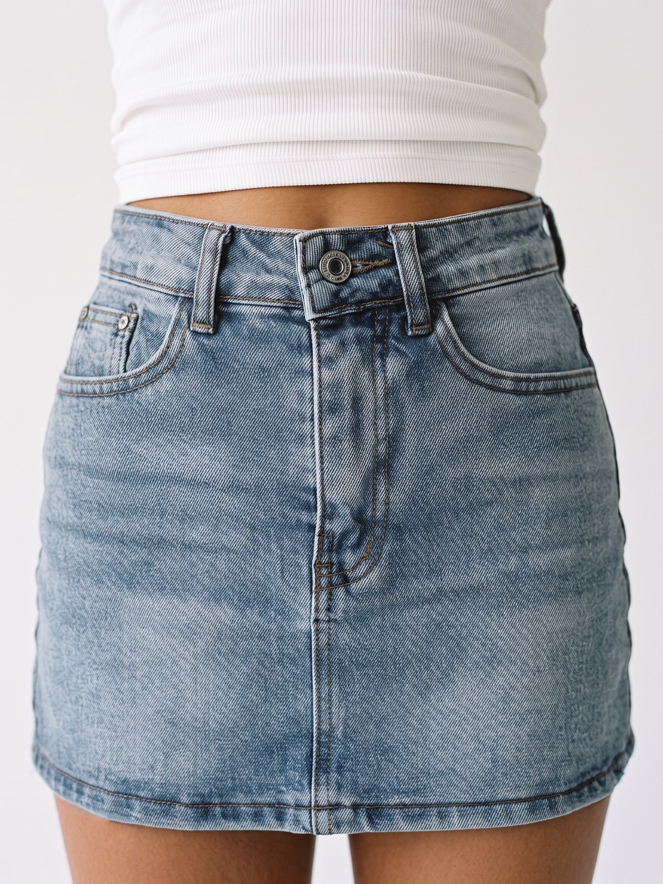 Falda Pantalón Zayelia Denim de mujer - foto 6