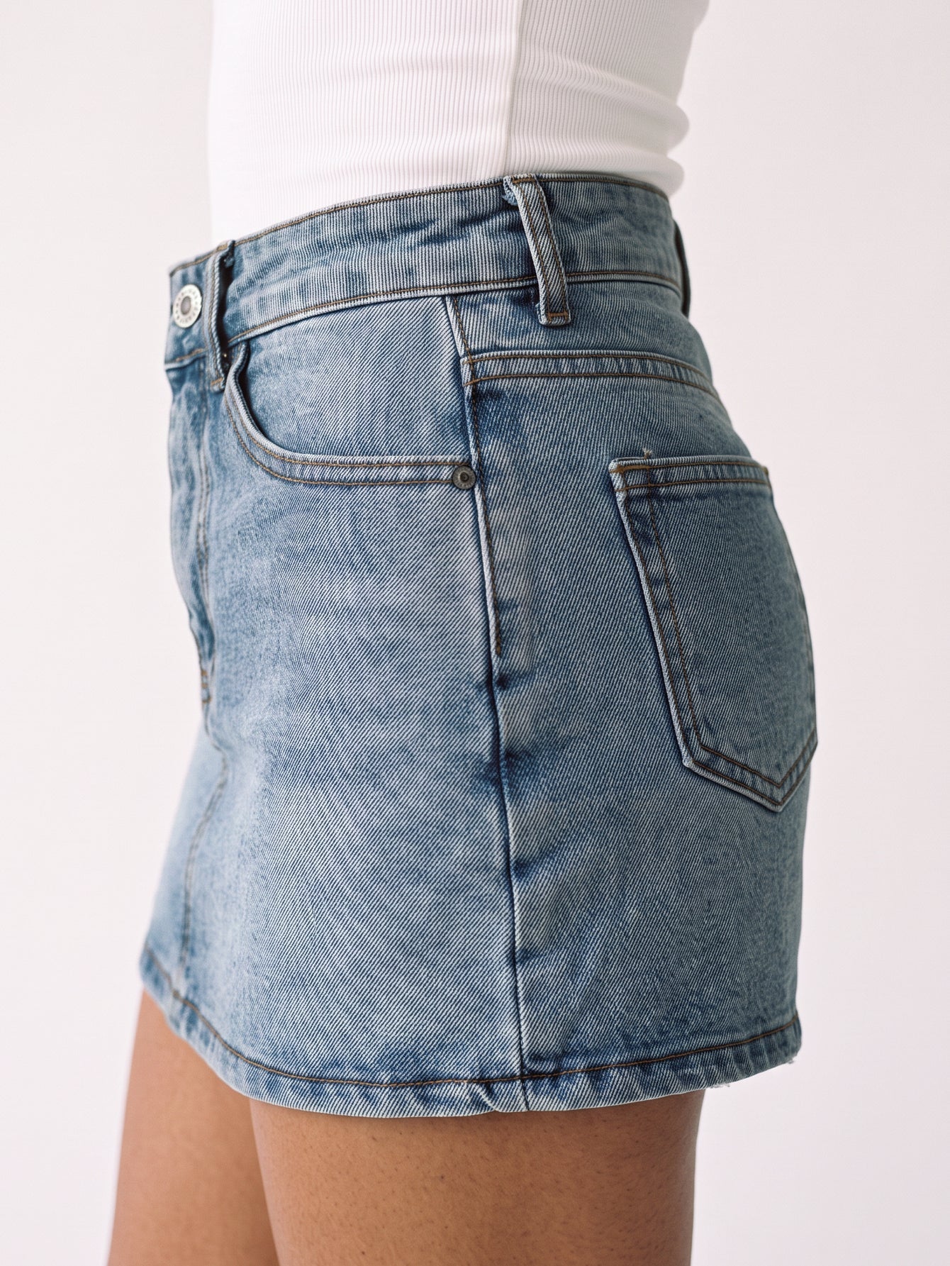 Falda Pantalón Zayelia Denim de mujer - foto 7