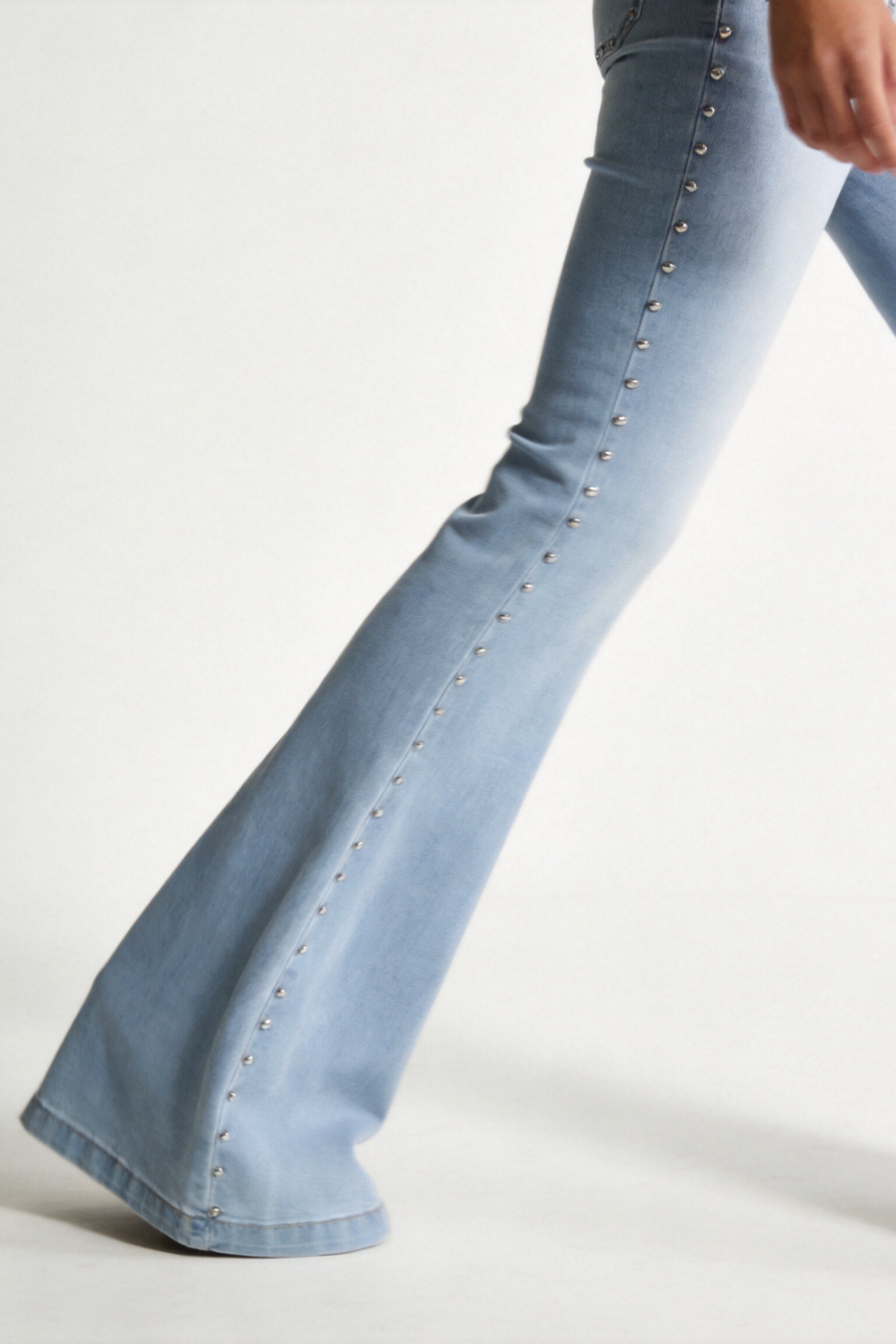 Jeans Zayelia Teen Tachuelas de mujer - foto 8