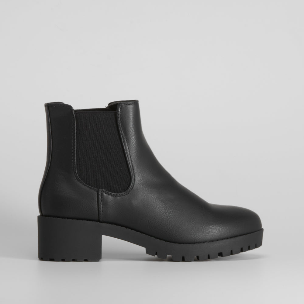 Botín Chelsea Basic Track Negro Nyc de mujer - foto 1