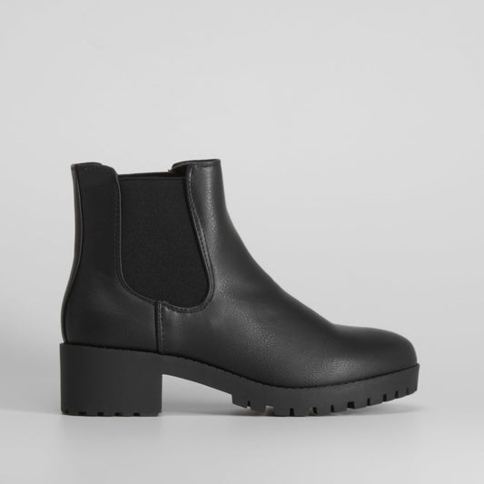 Botín Chelsea Basic Track Negro Nyc de mujer - foto 1