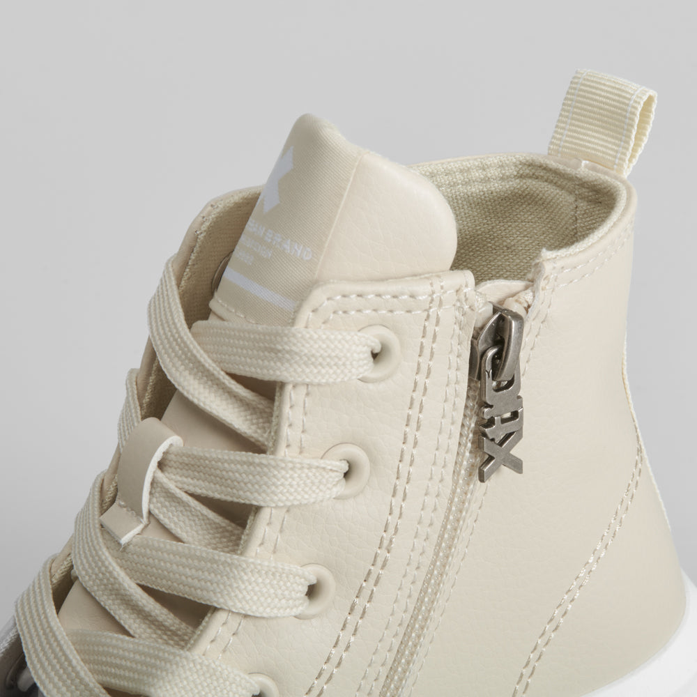 Zapatilla Alta Beige Cremallera Xti de mujer - foto 5