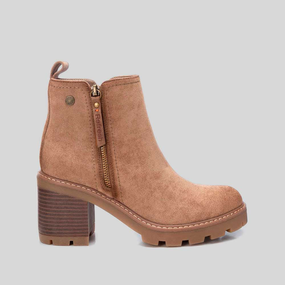Botín Tacón Taupe Refresh de mujer - foto 2
