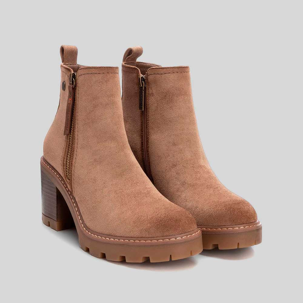 Botín Tacón Taupe Refresh de mujer - foto 3