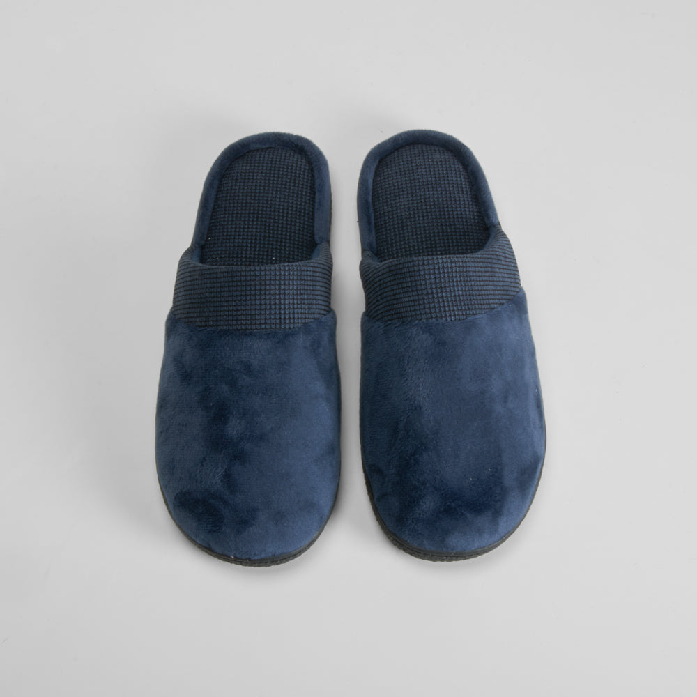 Zapatilla Casa Terciopelo Azul Marino Olyne de mujer - foto 2