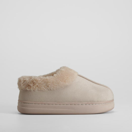 Zapatilla de Casa Beige Cómoda Olyne de mujer - foto 1