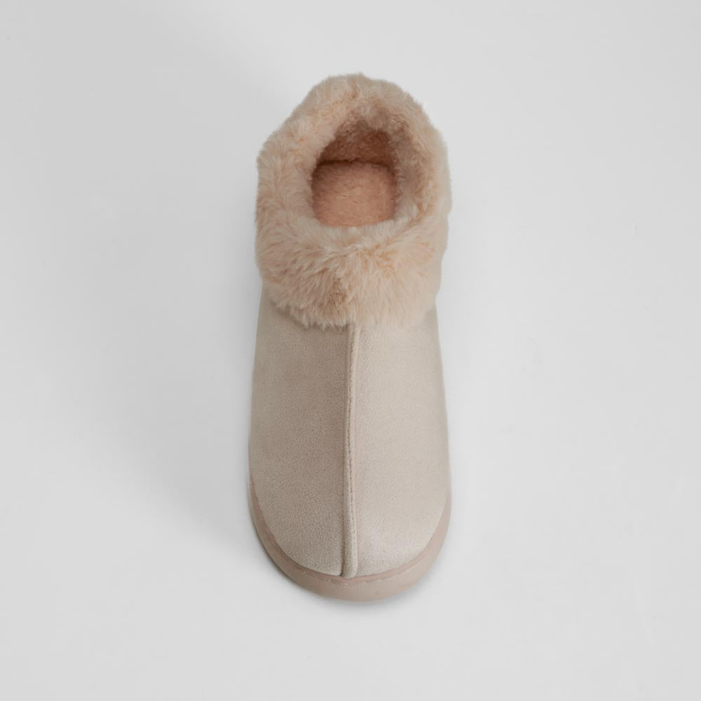 Zapatilla de Casa Beige Cómoda Olyne de mujer - foto 2