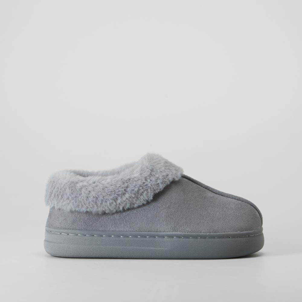 Zapatilla de Casa Gris con Forro Suave Olyne de mujer - foto 1