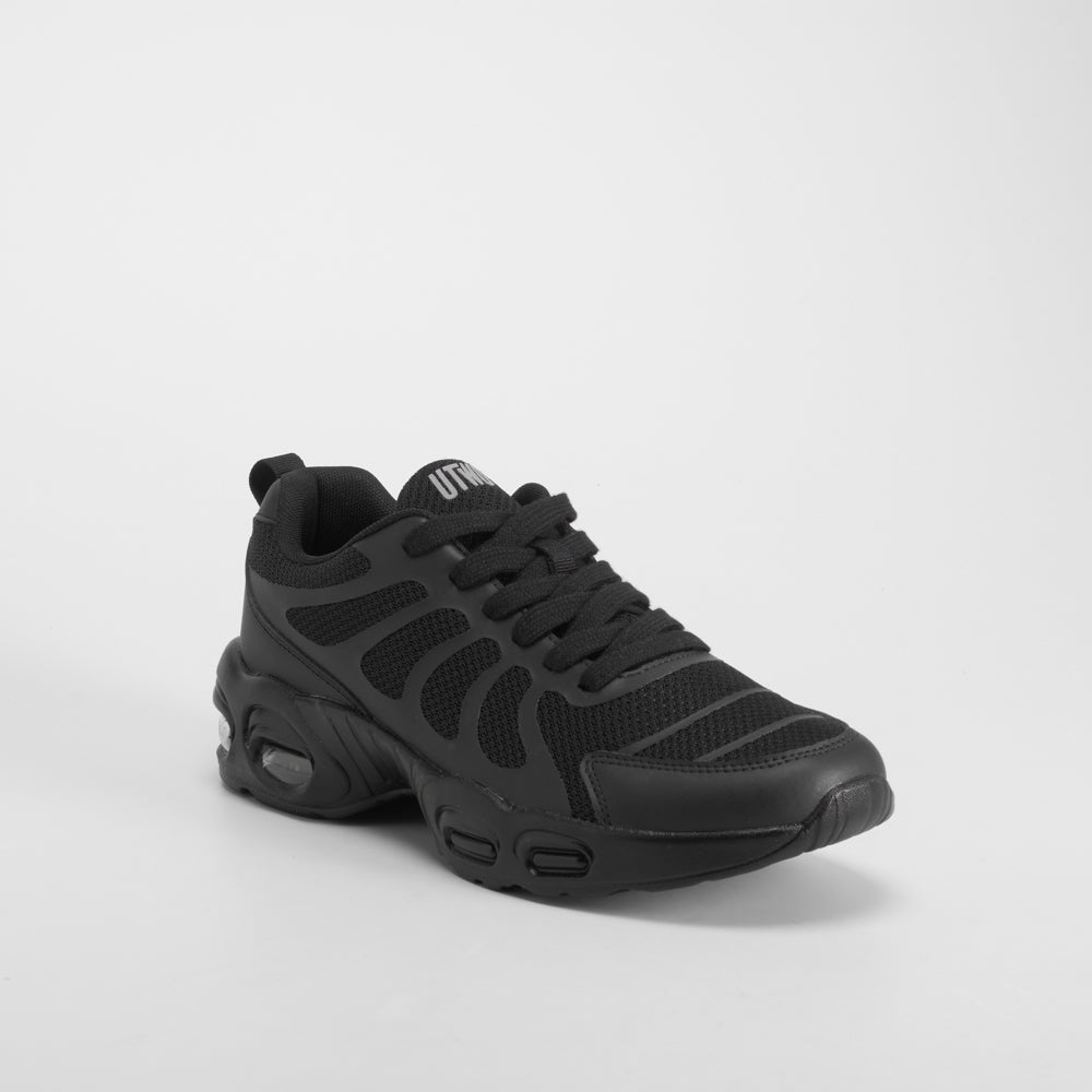 Zapatilla Deportiva con Cordón Negra Utwo de mujer - foto 3