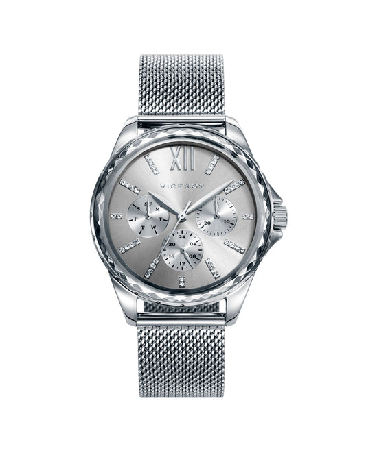 Reloj de Mujer Chic Multifunción de Acero y Malla Milanesa de mujer - foto 1