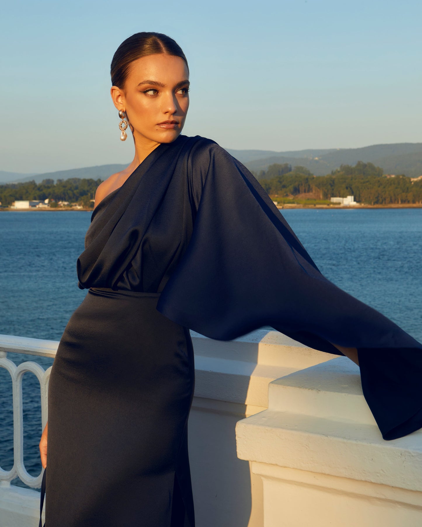 Vestido Petra Marino de mujer - foto 4