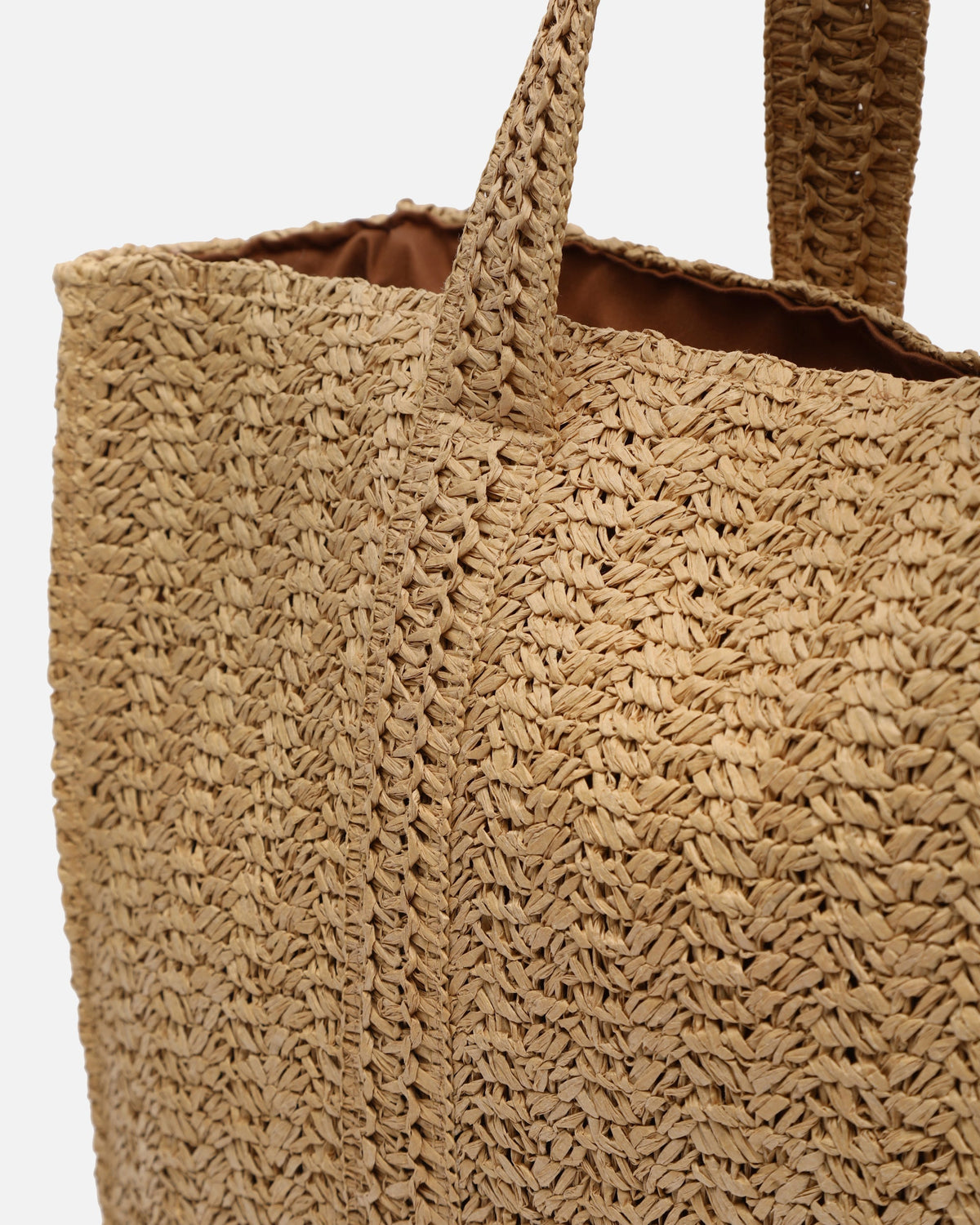 Cuadri Bolso Shopper Grande Efecto Rafia de mujer - foto 7