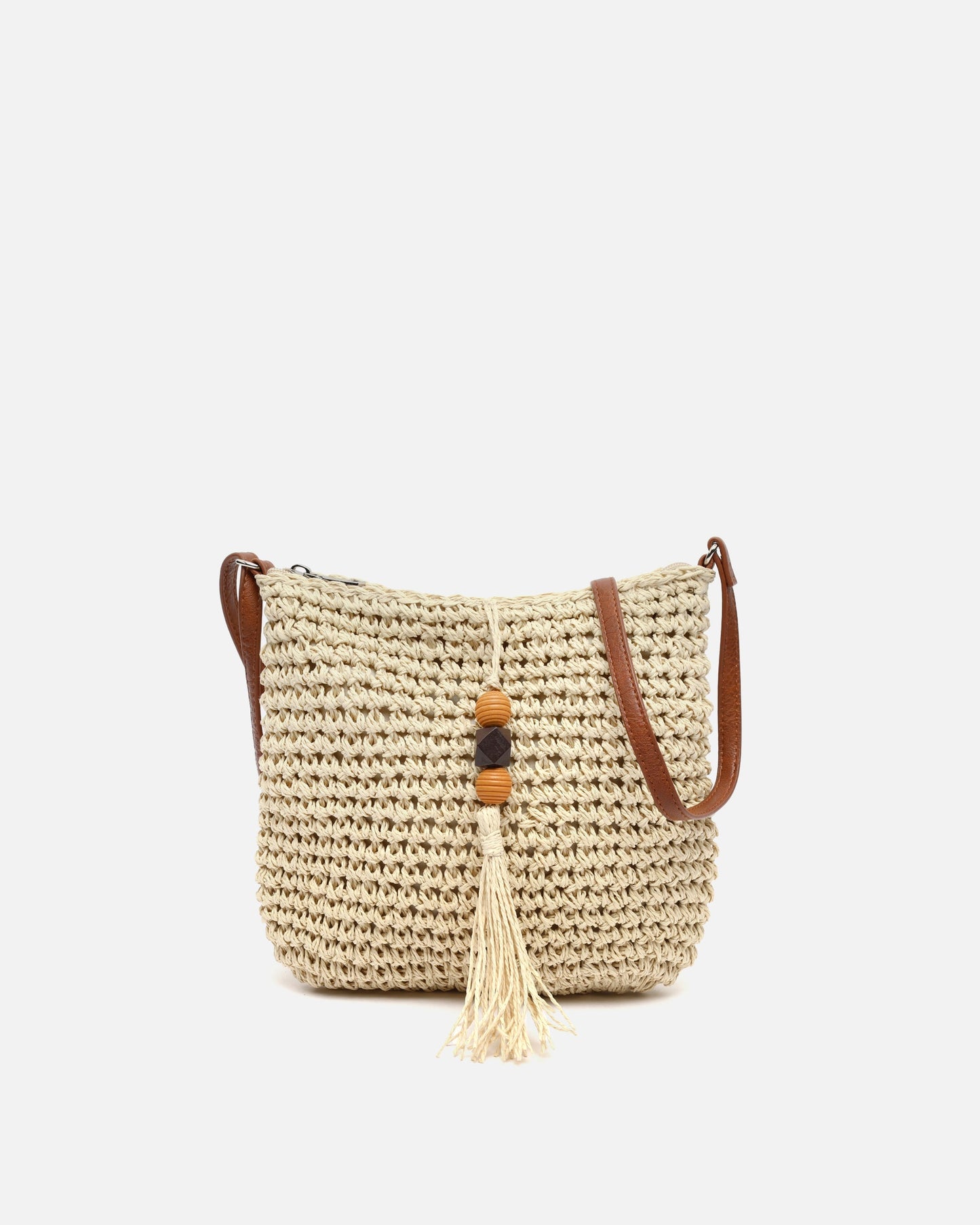 Tillian Bolso Bandolera Efecto Rafia de mujer - foto 3