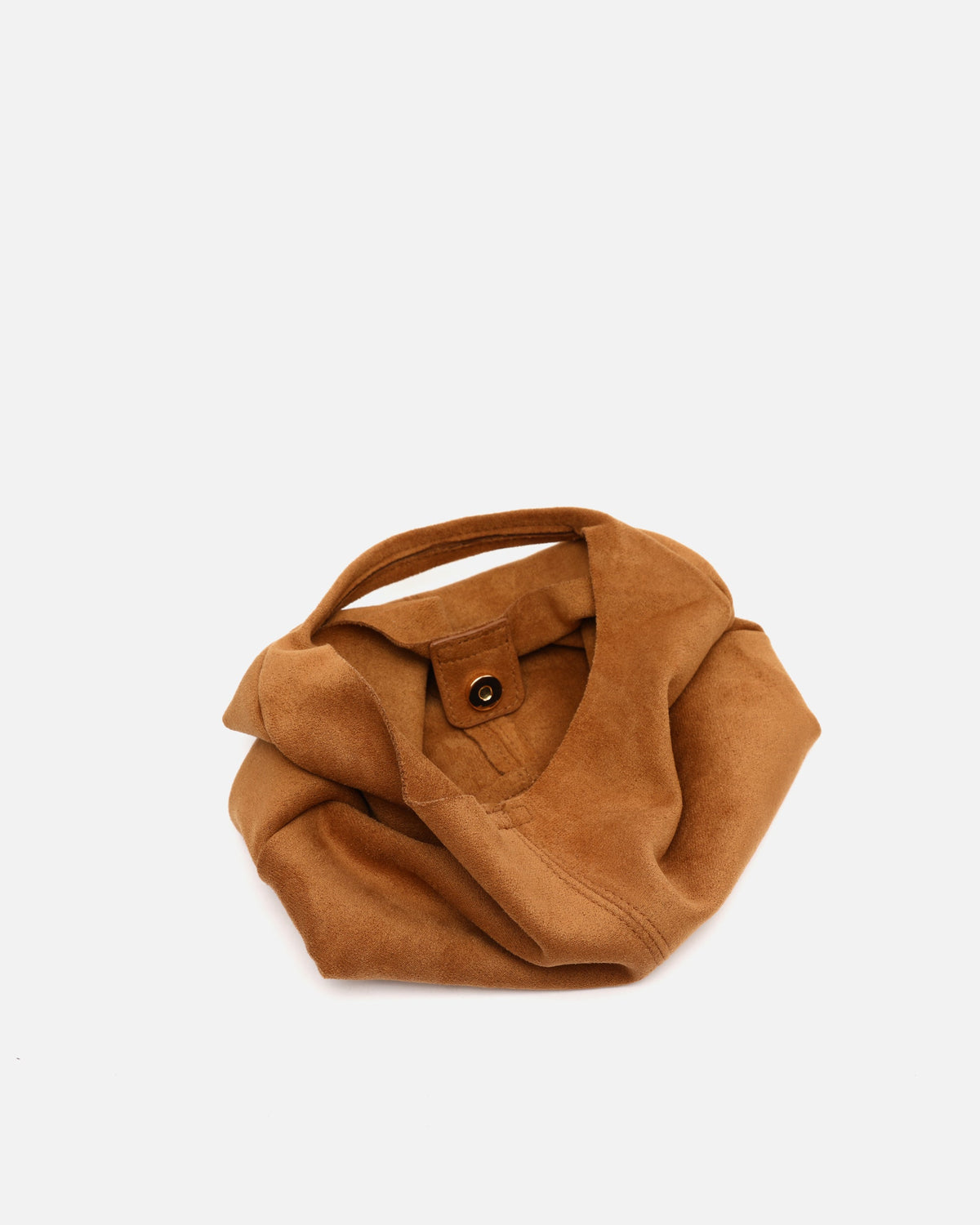 Pologito-1 Bolso Hobo de Mano Mini Efecto Ante con Neceser de mujer - foto 5
