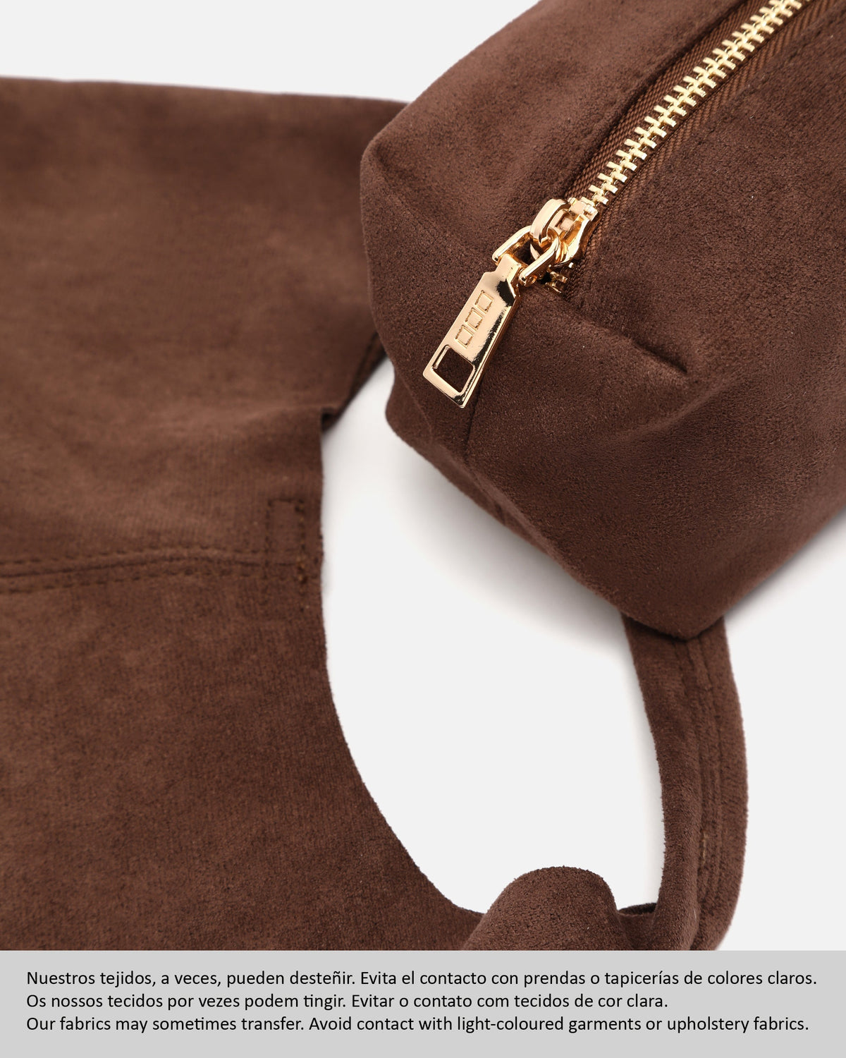 Pologito-1 Bolso Hobo de Mano Mini Efecto Ante con Neceser de mujer - foto 9